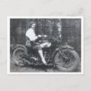 Recherche de motocyclistes cartes postales Vintage