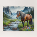 Recherche de cheval mustang puzzles Animal