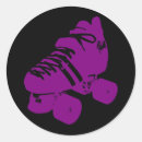Recherche de rouleau derby autocollants Noir