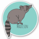 Recherche de racoon autocollants Animal