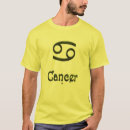 Zoek naar kanker teken tshirts Teken van de kankerster