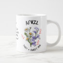Recherche de fleur de mois de naissance tasses Jolie