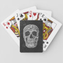 Recherche de squelette jeux de cartes crâne