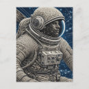 Recherche de combinaison spatiale cartes postales Espace extra atmosphérique
