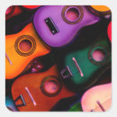 Recherche de culture mexicaine autocollants Guitare