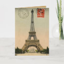 Recherche de illustration de tour eiffel vœux cartes France