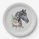 Recherche de cheval assiettes en papier Équestre
