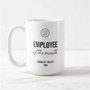 Recherche de reconnaissance des employés tasses D'entreprise
