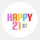 Zoek naar 21 jaar oud stickers Viering