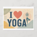 Recherche de dessin yoga cartes postales Illustration