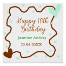 Recherche de joyeux anniversaire posters Calligraphie typographie élégante