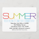 Recherche de summer bash invitations Coloré
