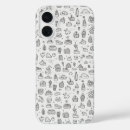 Recherche de dessin noir et blanc iphone coques Mignon