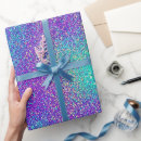 Zoek naar iriserend blauw cadeaupapier Holografisch