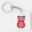 Recherche de hibou rose porteclés Animal