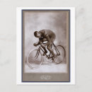 Recherche de cycliste cartes postales Vintage