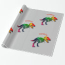 Recherche de fossiles papier cadeau Paléontologie