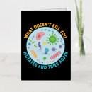 Recherche de microbiologie vœux cartes Étudiant