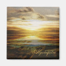 Recherche de nuages de coucher du soleil magnets Paysage