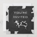 Recherche de taches vache invitations Noir et blanc