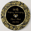 Recherche de mariage anniversaire badges Noir