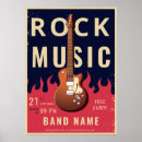 Recherche de musique rock posters Rétro