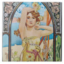Recherche de alphonse mucha carreaux Pour elle