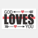 Recherche de dieu aime autocollants Religion