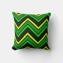 Recherche de lignes de zigzag coussins Jaune