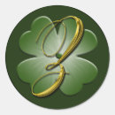 Recherche de shamrock autocollants Monogramme