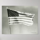 Recherche de drapeau americain noir blanc art Vintage