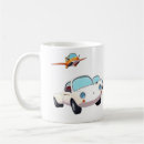 Zoek naar vliegtuigen mokken Cartoon