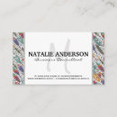 Recherche de motif de plume cartes visite Boho