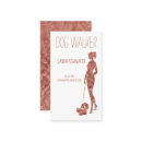 Recherche de familiers cartes visite Marcheur de chien