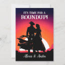 Recherche de cheval tour invitations Cowboy