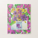 Recherche de fleurs vintages puzzles Grandmother