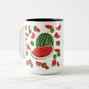 Recherche de motif de pastèque tasses Nourriture
