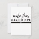 Recherche de brisé vœux cartes Palmier