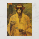 Recherche de singes drôles cartes postales Unique