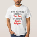 Recherche de habitude tshirts Dépendance