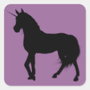 Recherche de silhouette licorne autocollants Imaginaire