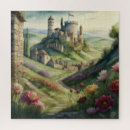 Zoek naar middeleeuwse puzzels Landschap