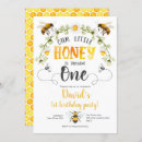 Zoek naar birthday bee uitnodigingen Kleine honing