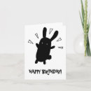 Recherche de le lapin blanc vœux cartes Simple