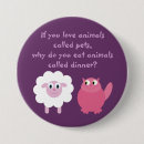 Recherche de végétarien badges Animaux