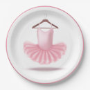 Recherche de ballerine assiettes en papier Ballet
