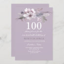 Recherche de violet anniversaire invitations Élégant