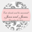 Recherche de gâteau mariage autocollants Monogramme