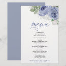 Recherche de watercolor menus Floral