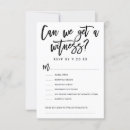 Recherche de témoin invitations Moderne